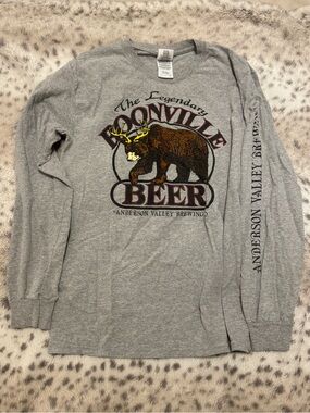 Anderson Valley 'The Legendary Boonville Beer' Gray Long Sleeve Tee